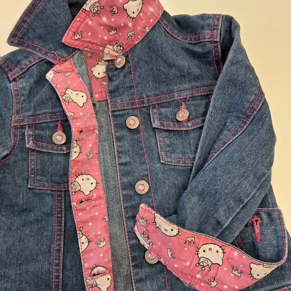 Hello Kitty Denim Jacket - Picture 3 of 12